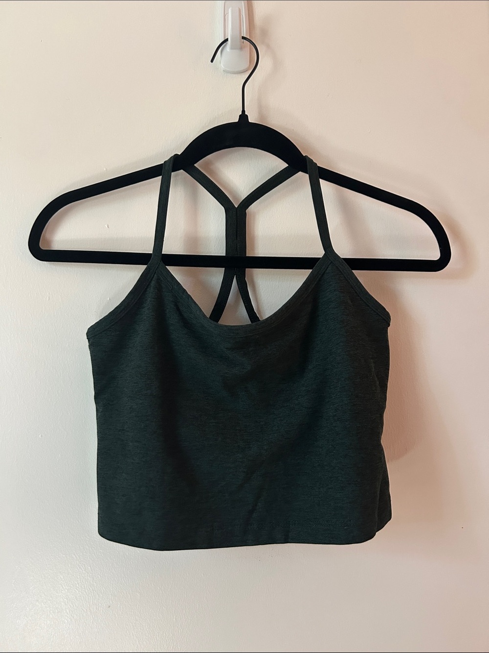 Beyond Yoga- Hunter Green Crop Tank Top